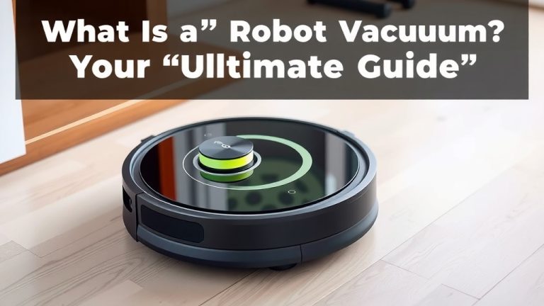 What Is a Robot Vacuum? Your Ultimate Guide