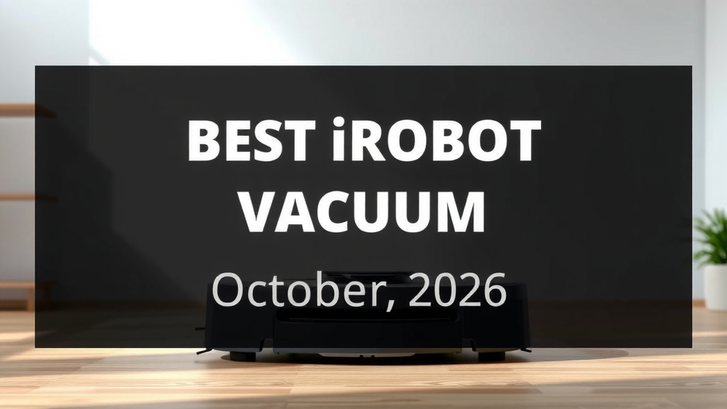 Best iRobot Vacuum: Top Picks for October 2026