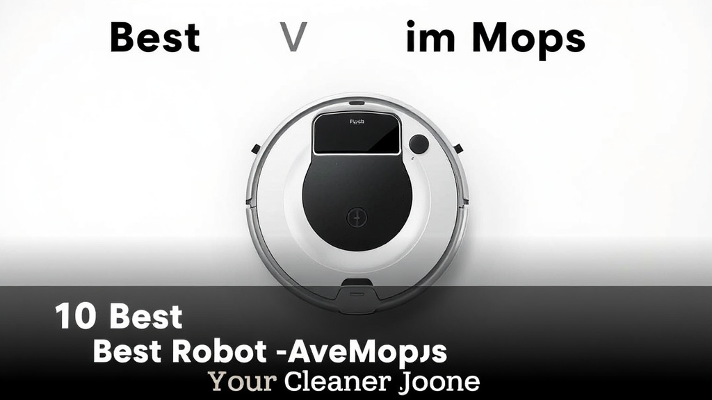10 Best Robot Vacuum Mops for a Cleaner Home