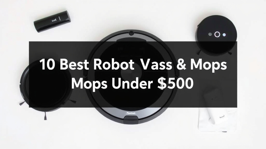 10 Best Robot Vacuums & Mops Under $500