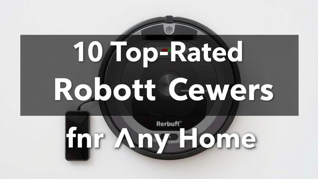 10 Top-Rated Robotic Vacuum Cleaners for Any Home