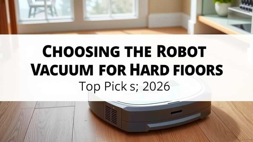 Choosing the Right Robot Vacuum for Your Hard Floors