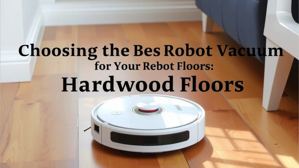Choosing the Right Robot Vacuum for Your Hardwood Floors