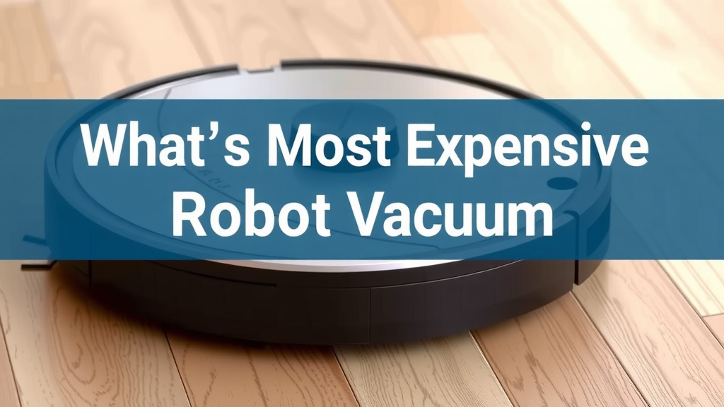 Most Expensive Robot Vacuum: Top 2026 Models